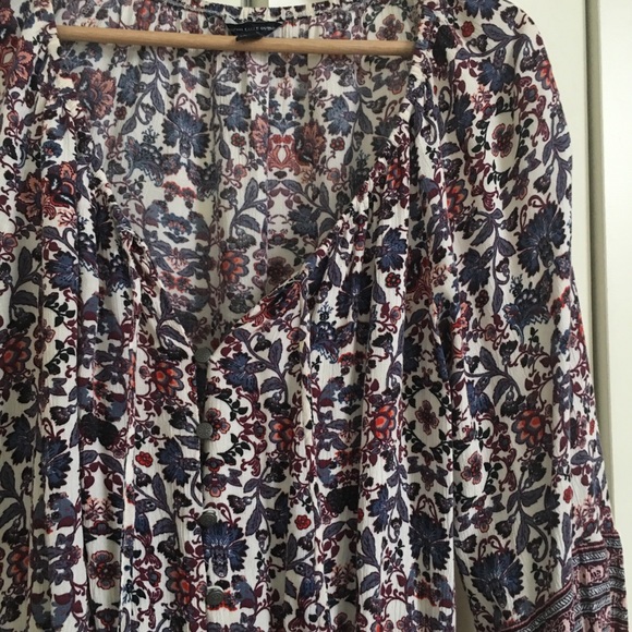 SOLD ⛔️ American Eagle Long Sleeve Floral Romper - Picture 3 of 7